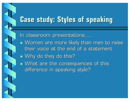 Lecture 12 Gender Relations