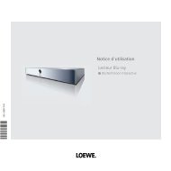 Notice d'utilisation Lecteur Blu-ray - Loewe