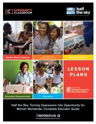 LESSON PLANS - ITVS