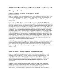 2010 Bernard Rosen Institute Case Law Update - Akron Bar ...