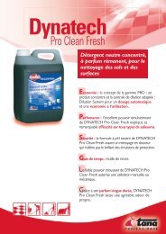 FT Dynatech Pro Clean Fresh - Cleaning with Tana Professional.