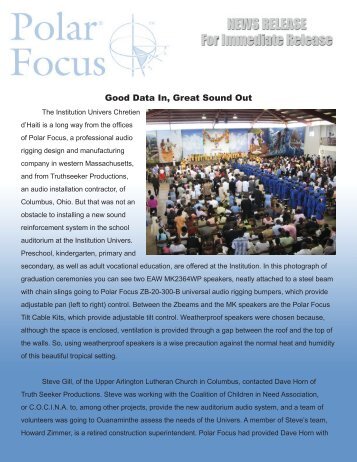 to view pdf - Polar Focus