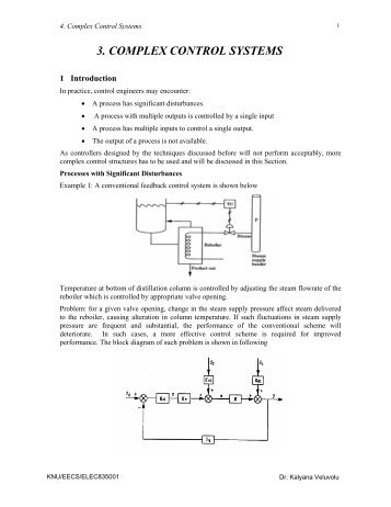 3. COMPLEX CONTROL SYSTEMS