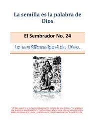 La Multiformidad de Dios - IGLESIA DE CRISTO - Ministerios ...