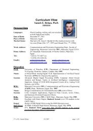 Sameh Rehan's CV