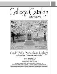 Catalog 2008 Part 1 pages 01-.pmd - God's Bible School & College