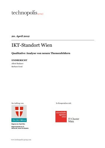 IKT-Standort Wien - Automotive Cluster Vienna Region