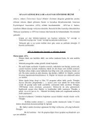 YAZIM KURALLARI ve KAYNAK GÖSTERME BİÇİMİ - ANKYRA ...