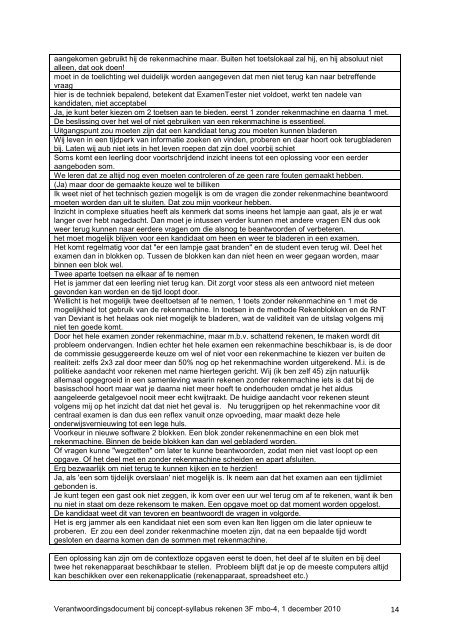 Verantwoording syllabus rekenen 3F 12-2010 - Steunpunt taal en ...