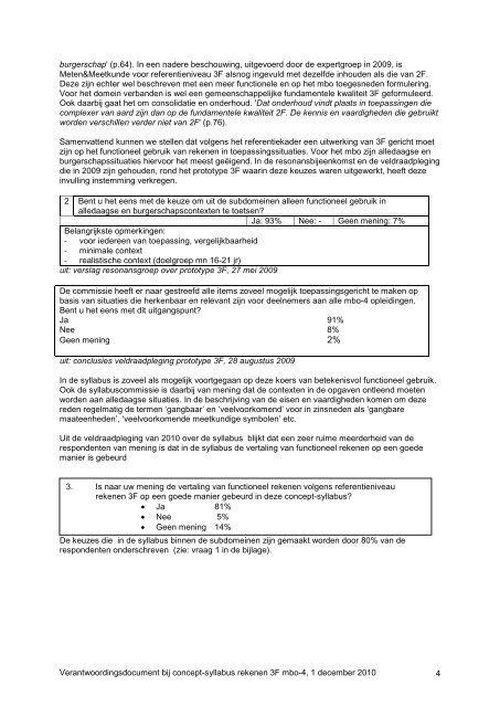 Verantwoording syllabus rekenen 3F 12-2010 - Steunpunt taal en ...