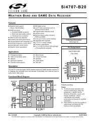 Si4707-B20 - Silicon Labs