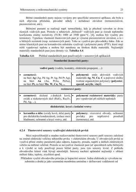 Mikrosenzory a mikromechanickÃƒÂ© systÃƒÂ©my - VysokÃƒÂ© uÃ„ÂenÃƒÂ­ technickÃƒÂ© ...