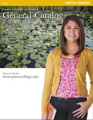General Catalog - Pierce College