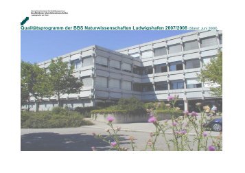 2008 - Berufsbildende Schule Naturwissenschaften Ludwigshafen