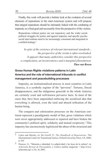 Inter-American Court of Human Rights' reparation judgments ...