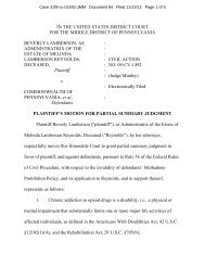 Plaintiff's Brief in Support of Motion for Partial Summary Judgment