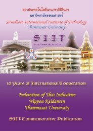 SIIT Commemorative Publication (10 Years of International ...