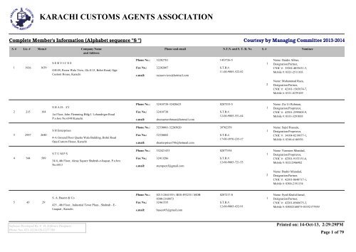 PDF - Karachi Customs Agents Association