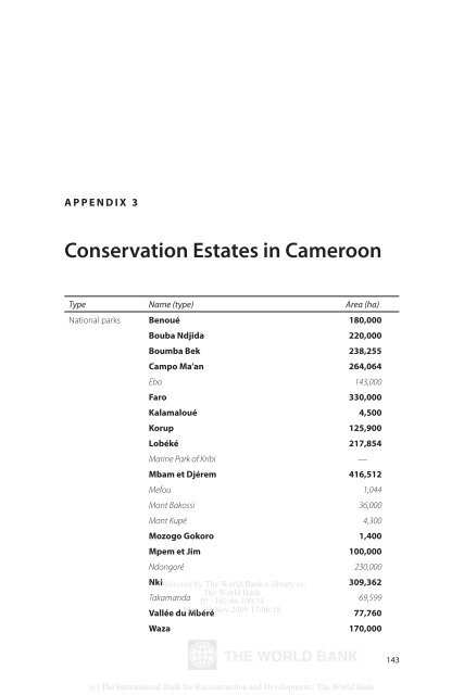 The Rainforests of Cameroon - PROFOR