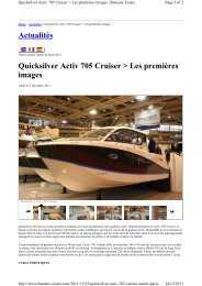 Quicksilver Activ 705 Cruiser-Flash exclusif... - Brunswick Marine