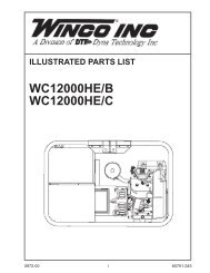 60701-245 Parts List WC12000HE/B ... - Winco Generators