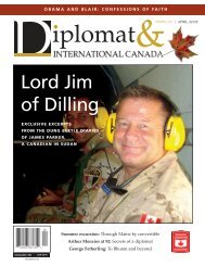 Lord Jim of Dilling - Diplomat Magazine