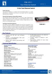 LevelOne FSW-0511 5-Port Fast Ethernet Switch - Comm Store