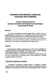 Corpora for English Language Teaching and Learning