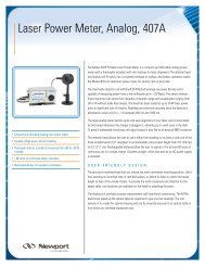 Laser Power Meter, Analog, 407A - Newport Corporation