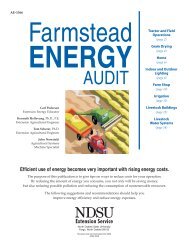 AE-1366 Farmstead Energy Audit - NDSU - North Dakota State ...