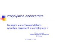 Prophylaxie de l'endocardite d'Osler - ammppu