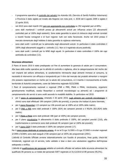 Bilancio d'Esercizio (Allegato D) - Azienda USL di Reggio Emilia