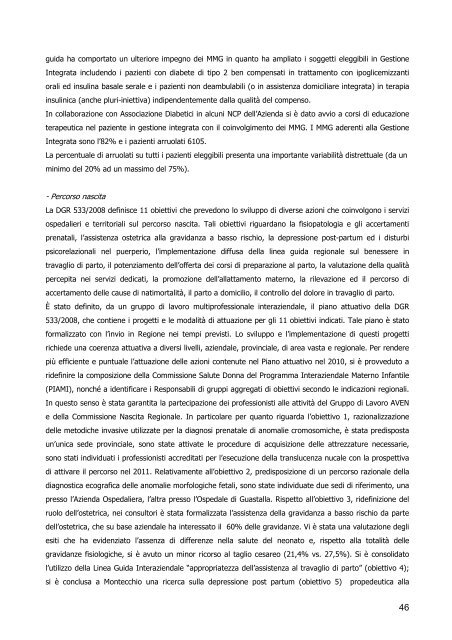 Bilancio d'Esercizio (Allegato D) - Azienda USL di Reggio Emilia