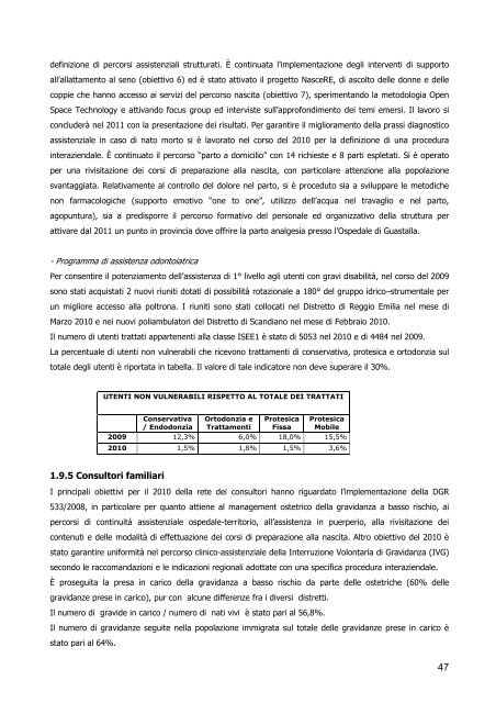 Bilancio d'Esercizio (Allegato D) - Azienda USL di Reggio Emilia