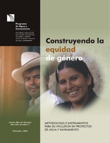 Construyendo la equidad de gÃƒÂ©nero. MetodologÃƒÂ­a e ... - WSP