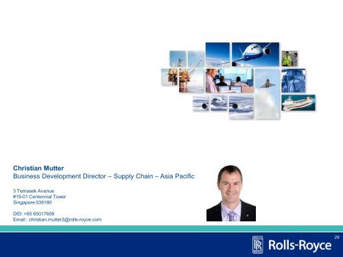 Rolls-Royce - Singapore Institute of Manufacturing Technology