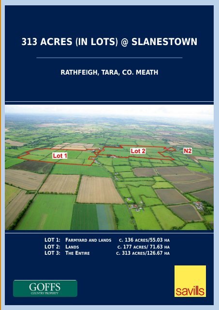 to view Slanestown Farm Brochure