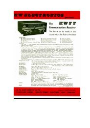 KW77 Communications Receiver - The Listeners Guide