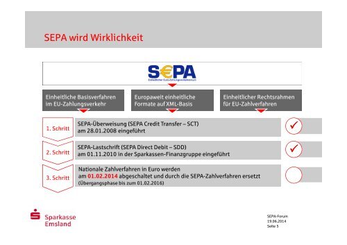 SEPA-Lastschriften - Sparkasse Emsland