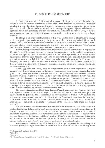 FILOSOFIA DELLO STRANIERO - Rivista S.S.E.F.