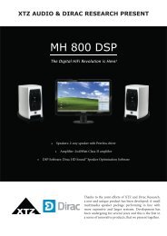 MH 800 DSP Press Release - Xtz