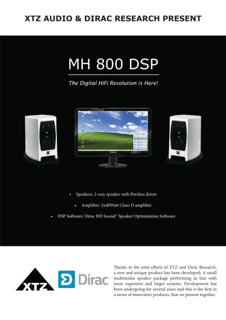 MH 800 DSP Press Release - Xtz