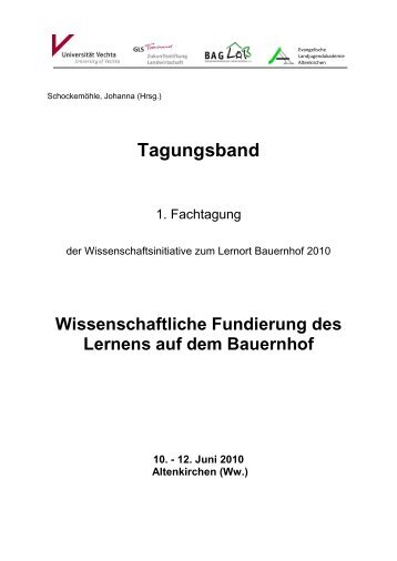 Wissenschaftliche Fundierung des Lernens auf dem Bauernhof.