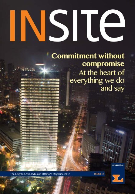 The Leighton Asia, India and Offshore Magazine, Insite, 2012 Issue 2
