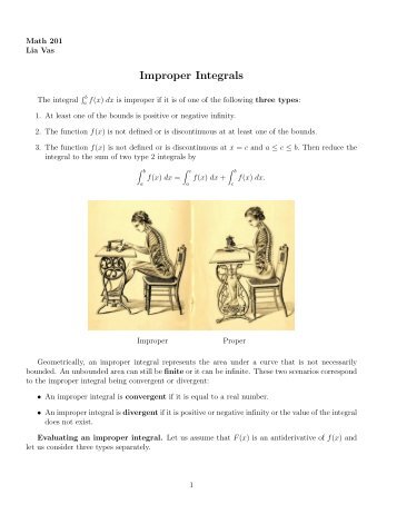 Improper Integrals