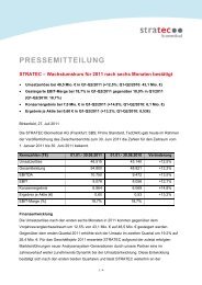 PRESSEMITTEILUNG - STRATEC Biomedical AG