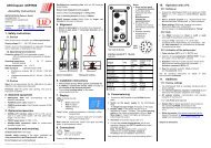 Installation instructions and short operating ... - Micro-Epsilon