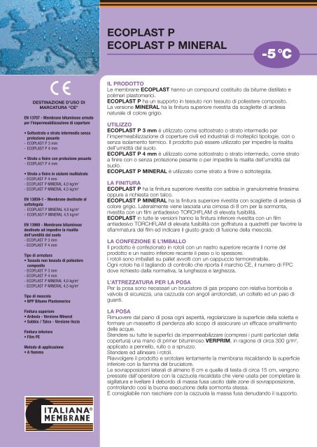 ecoplast p 01/10 - Italiana Membrane