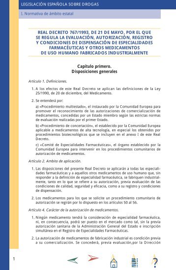 real decreto 767/1993, de 21 de mayo, por el que se regula la ...