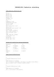 PHYS820/N11 Radiation shielding